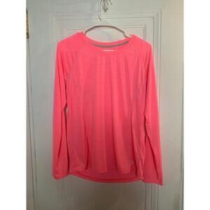 Large RBX Light Pink Long Sleeve Activewear Top​